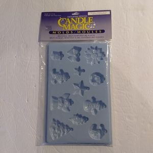 Vintage Candle Magic Christmas  12 In 1 Mold